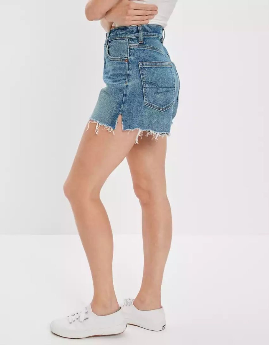 Shorts American Eagle AE Stretch Denim Highest Taille '90s Boyfriend Lavage Femme | XME-40414331